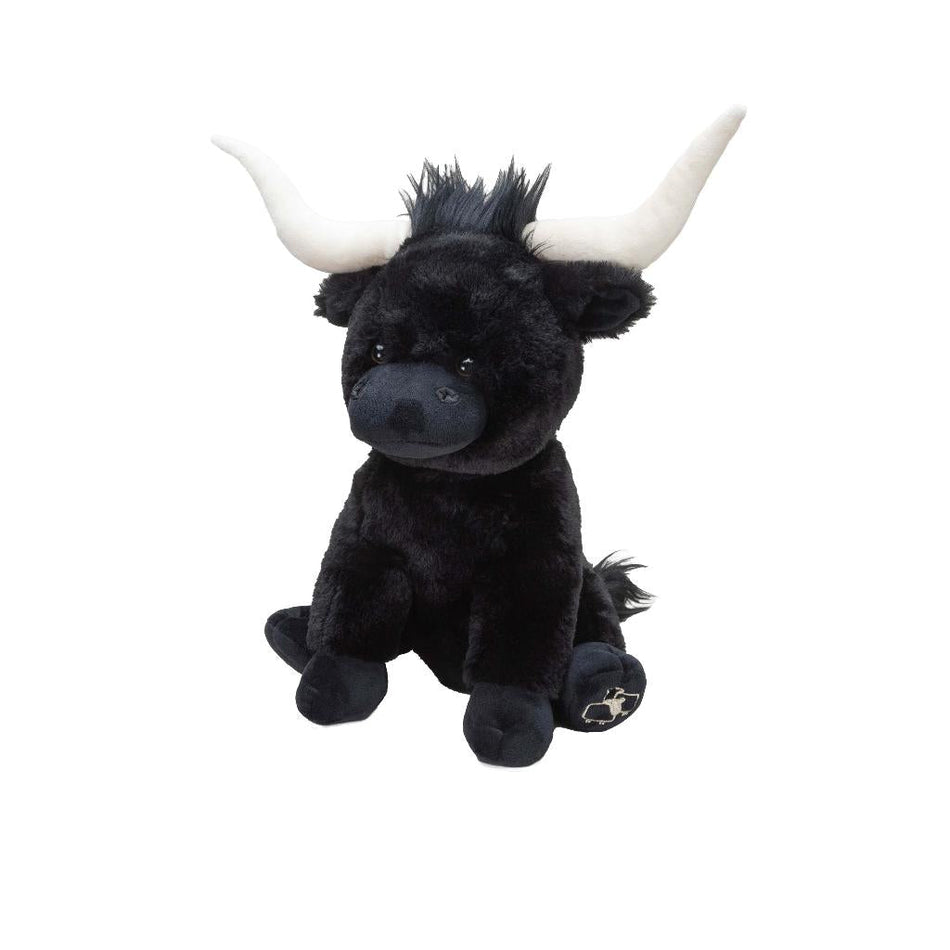 Medium Black Longhorn Cow Stuffed Animals Jomanda