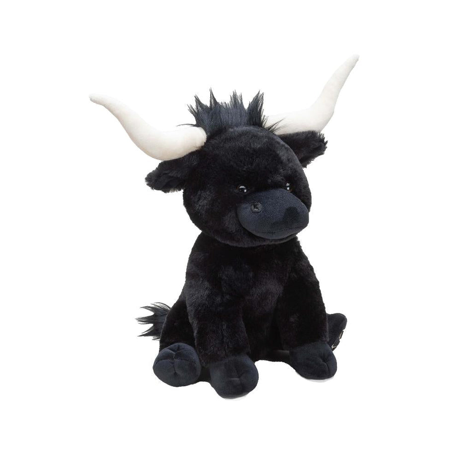 Large Black Longhorn Cow Stuffed Animals Jomanda