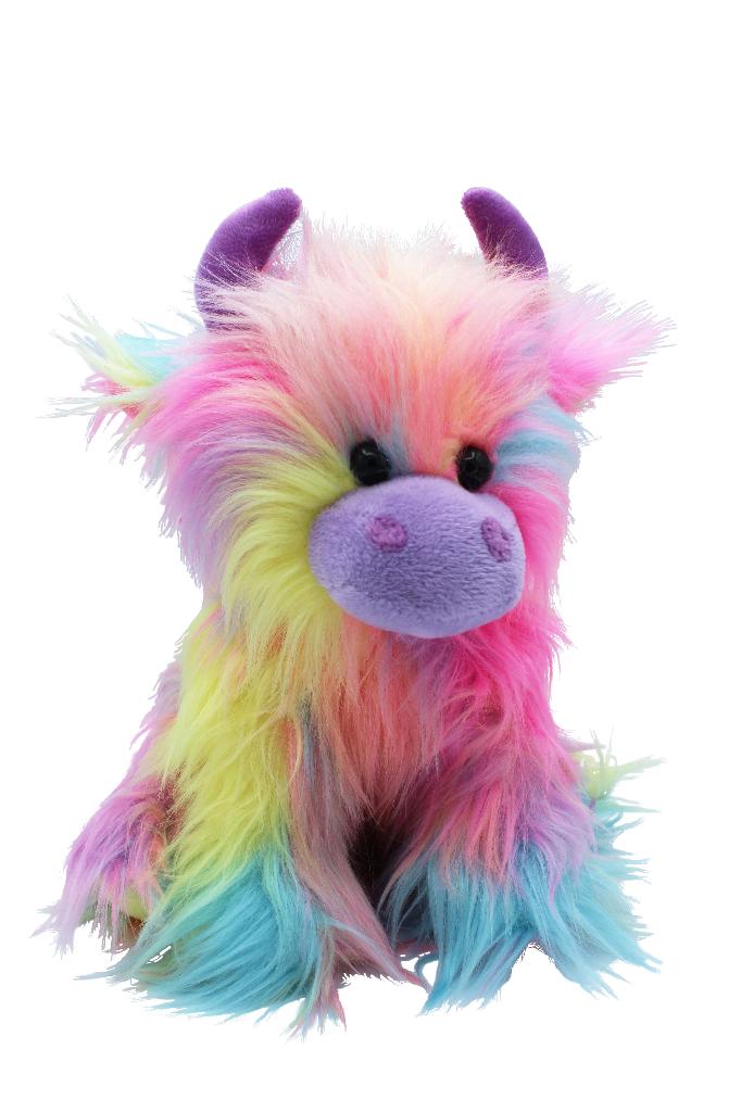 Rainbow Meadow Highland Cow - Large Stuffed Animals Jomanda