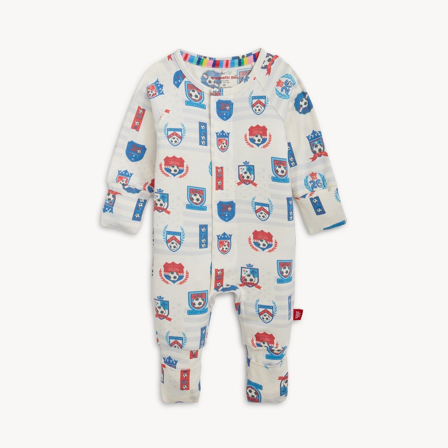 Team Goals USA RightFit Magnetic Convertible Coverall Rompers & Coveralls Magnetic Me