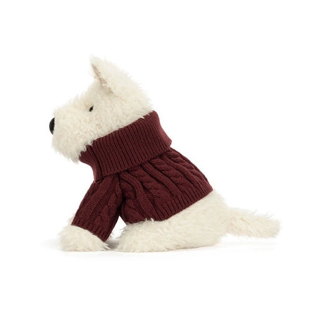 Munro Scottie Dog 'Winter Jumper' Stuffed Animals Jellycat