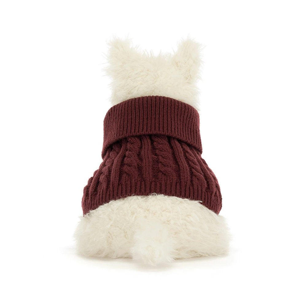 Munro Scottie Dog 'Winter Jumper' Stuffed Animals Jellycat