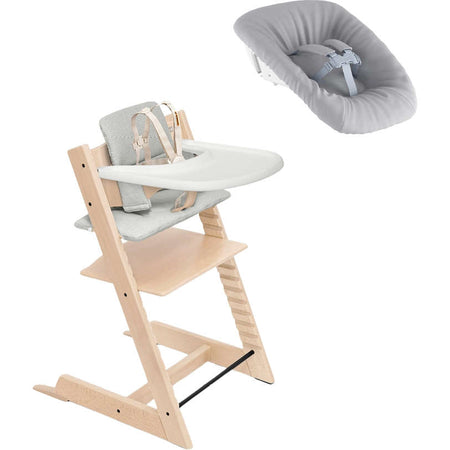 Tripp Trapp High Chair² with Cushion, Tray and Newborn Set High Chairs Stokke