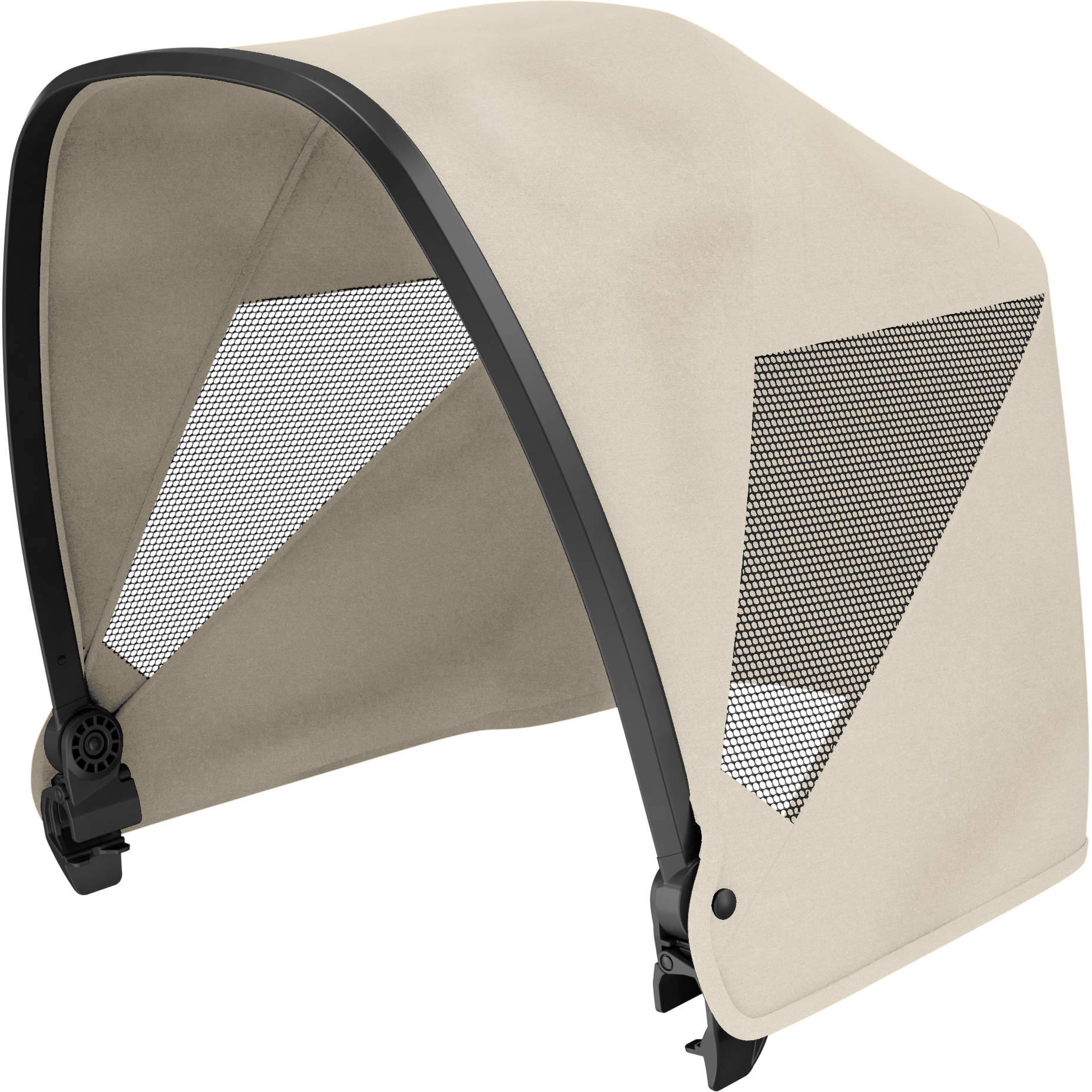 Cruiser Custom Retractable Canopy Stroller Accessories Veer Natural