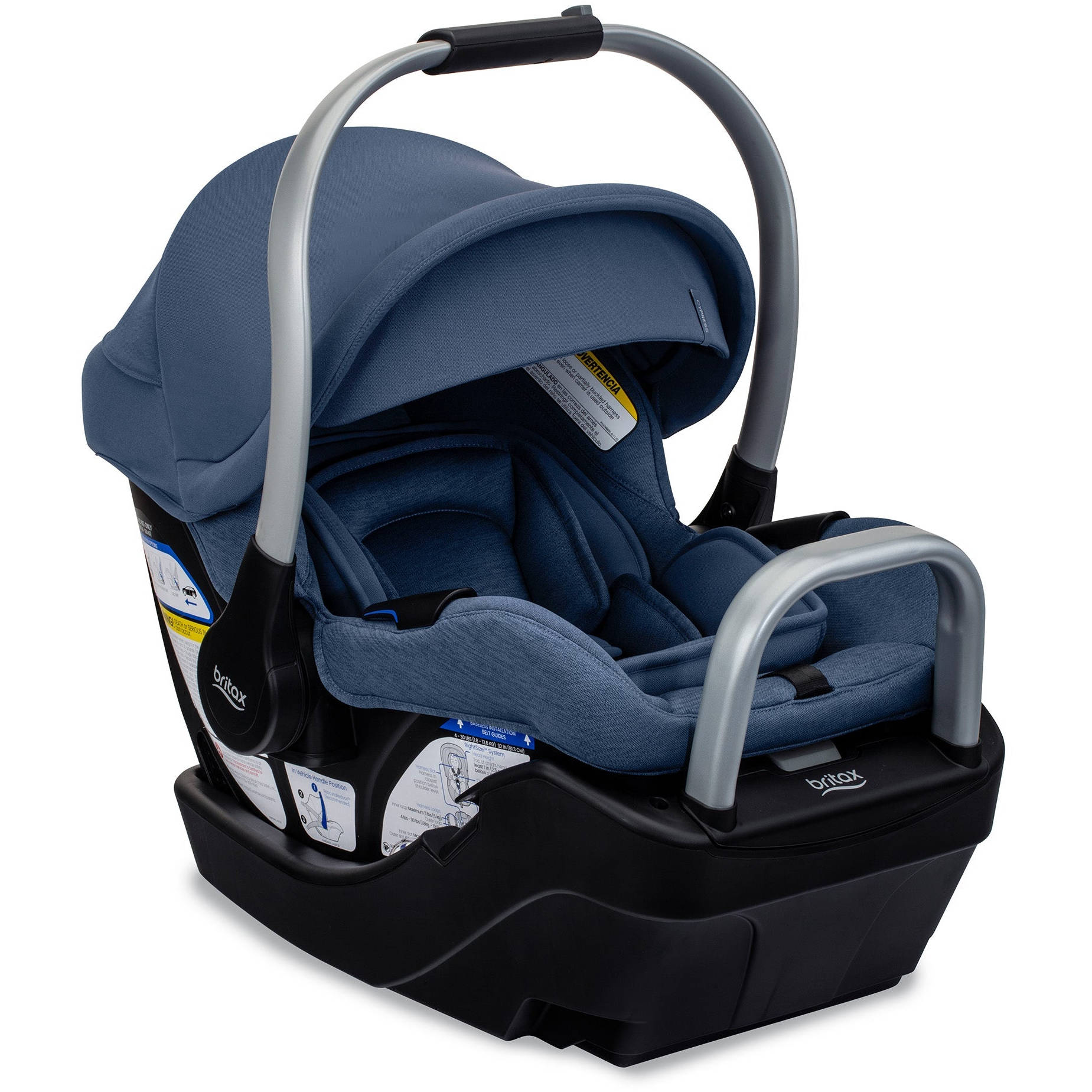 Cypress Infant Car Seat + Alpine Base Car Seats - Infant Britax Ponte Arctic