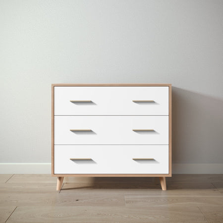 Romina New York Single Dresser Dressers Romina Furniture Albero Puro Solid White