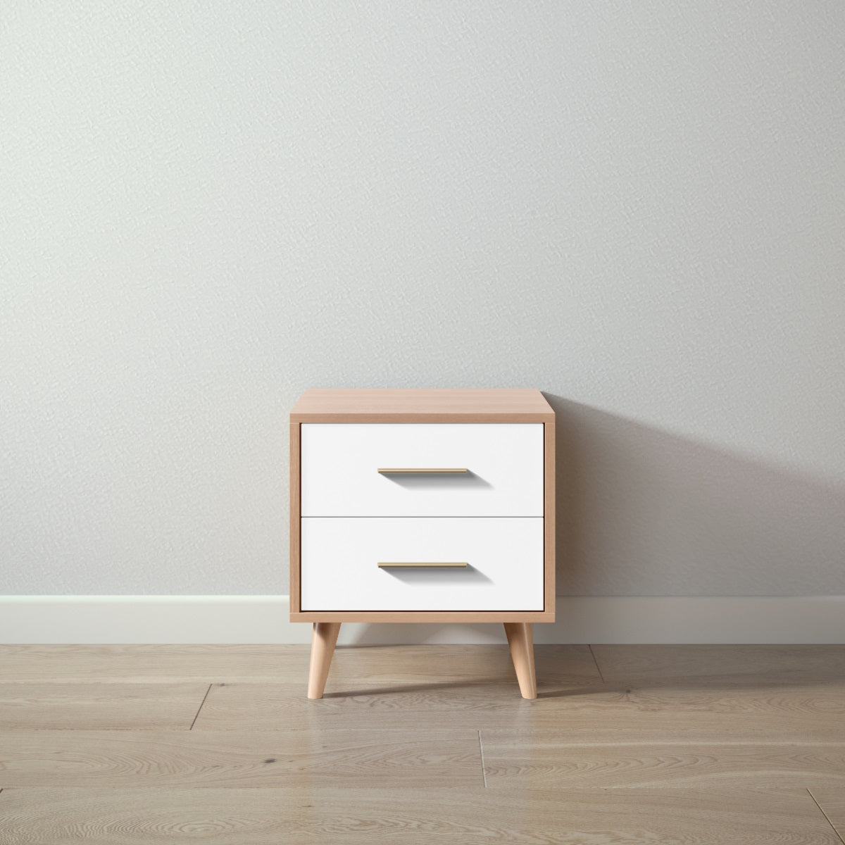 Romina New York Nightstand Nightstands Romina Furniture Albero Puro Solid White
