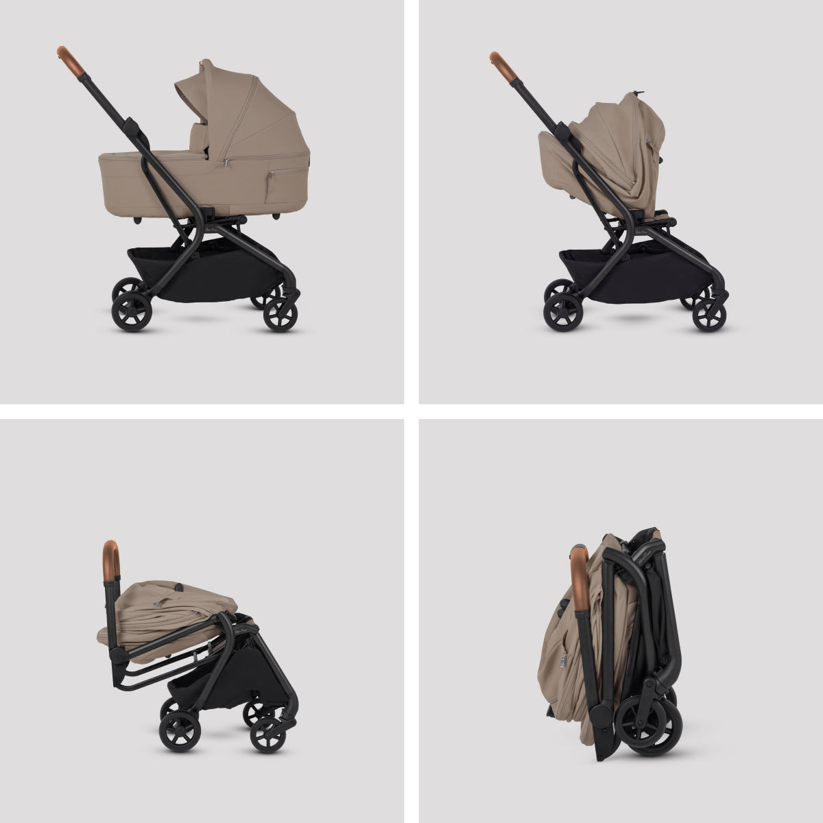 Nia Compact Bassinet Stroller Accessories Silver Cross