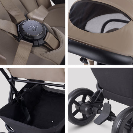 Nia Compact Travel Stroller Strollers - Single Silver Cross