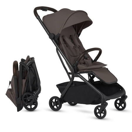 Nia Compact Travel Stroller Strollers - Single Silver Cross Chocolate