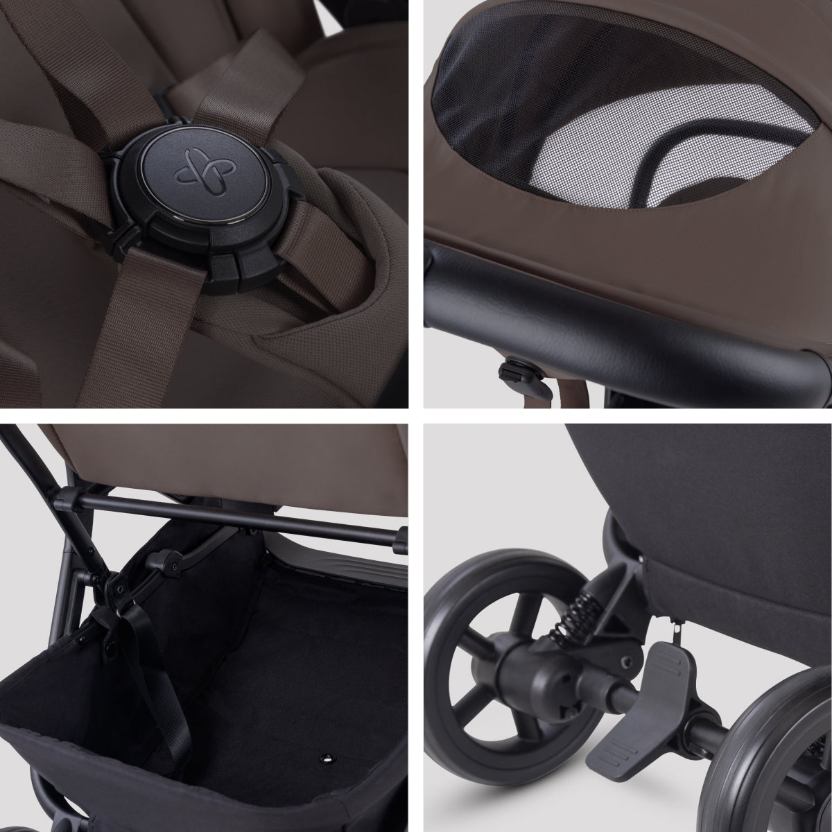 Nia Compact Travel Stroller Strollers - Single Silver Cross