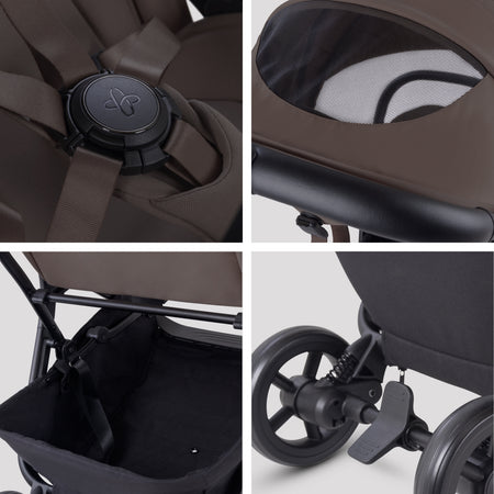 Nia Compact Travel Stroller Strollers - Single Silver Cross