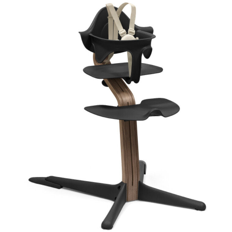 Nomi High Chair Bundle High Chairs Stokke Walnut Black