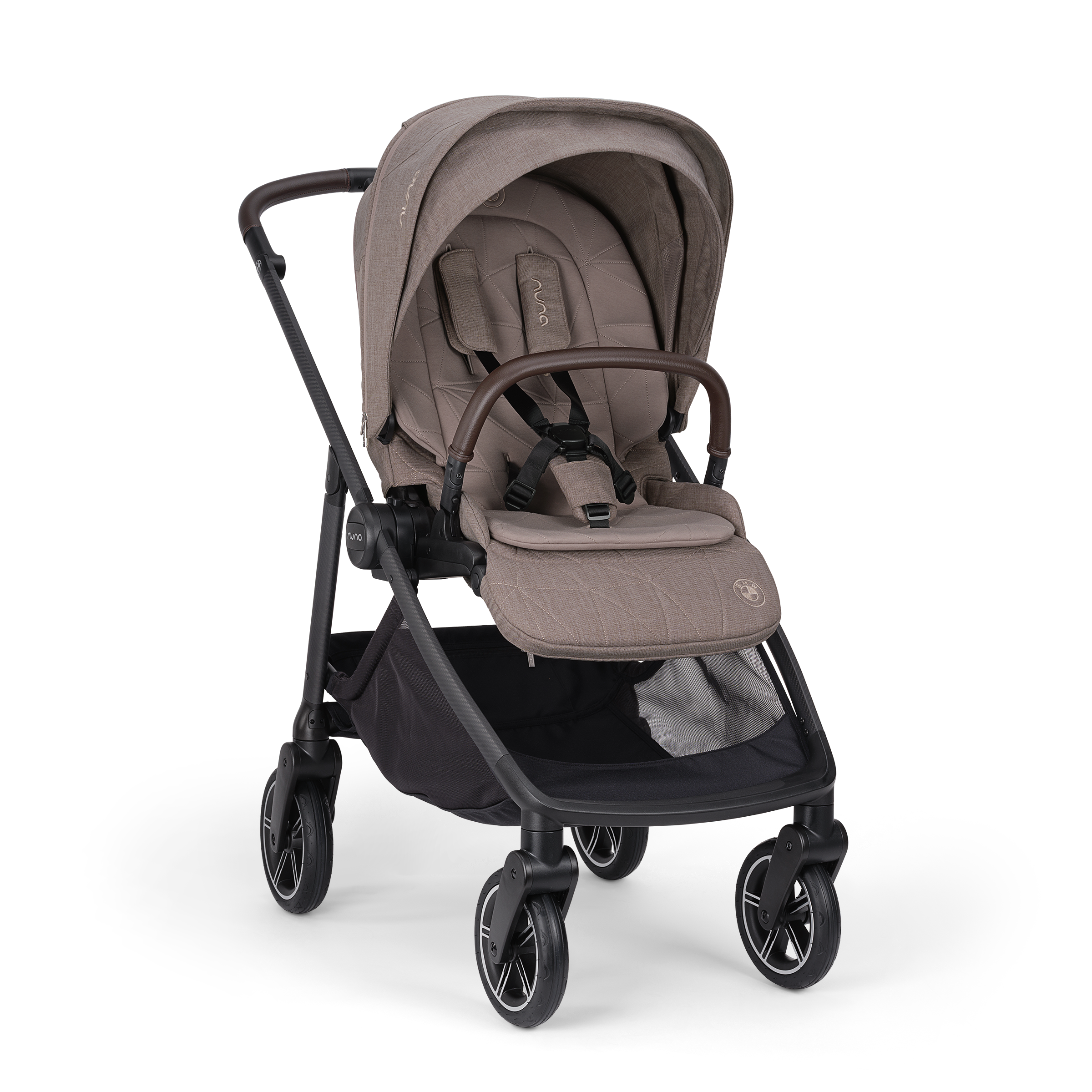 x BMW SWIV Lightweight Stroller in Umber Strollers - Single Nuna