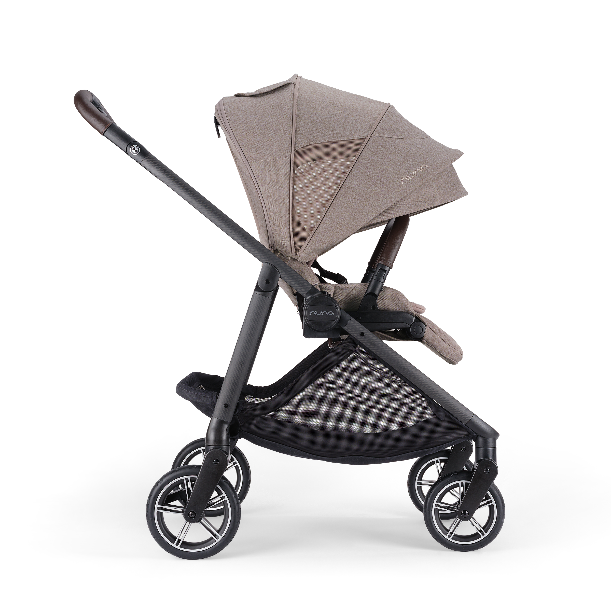 x BMW SWIV Lightweight Stroller in Umber Strollers - Single Nuna