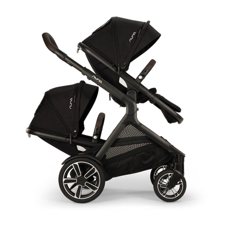 DEMI Next Double Stroller + Rider board Strollers - Double Nuna Caviar Black