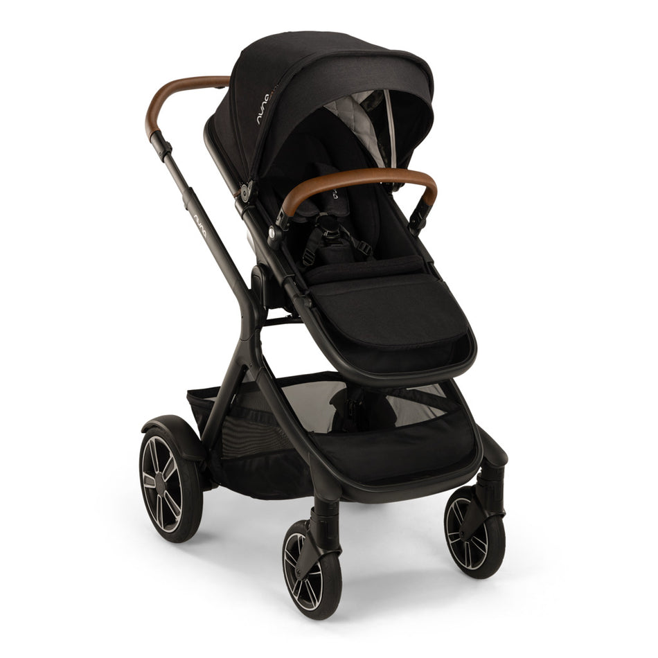 DEMI next Single to Double Stroller + rider board Strollers - Single Nuna Caviar