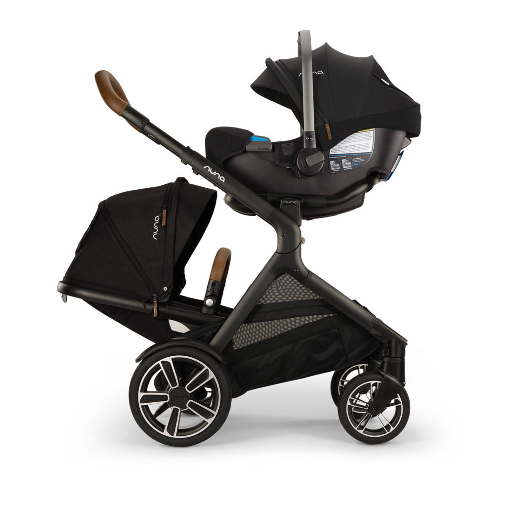Nuna DEMI Next + Rider Board Stroller Caviar