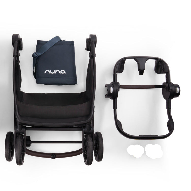 Flex System Lightweight Frame + PIPA Series Adapter Strollers - Single Nuna