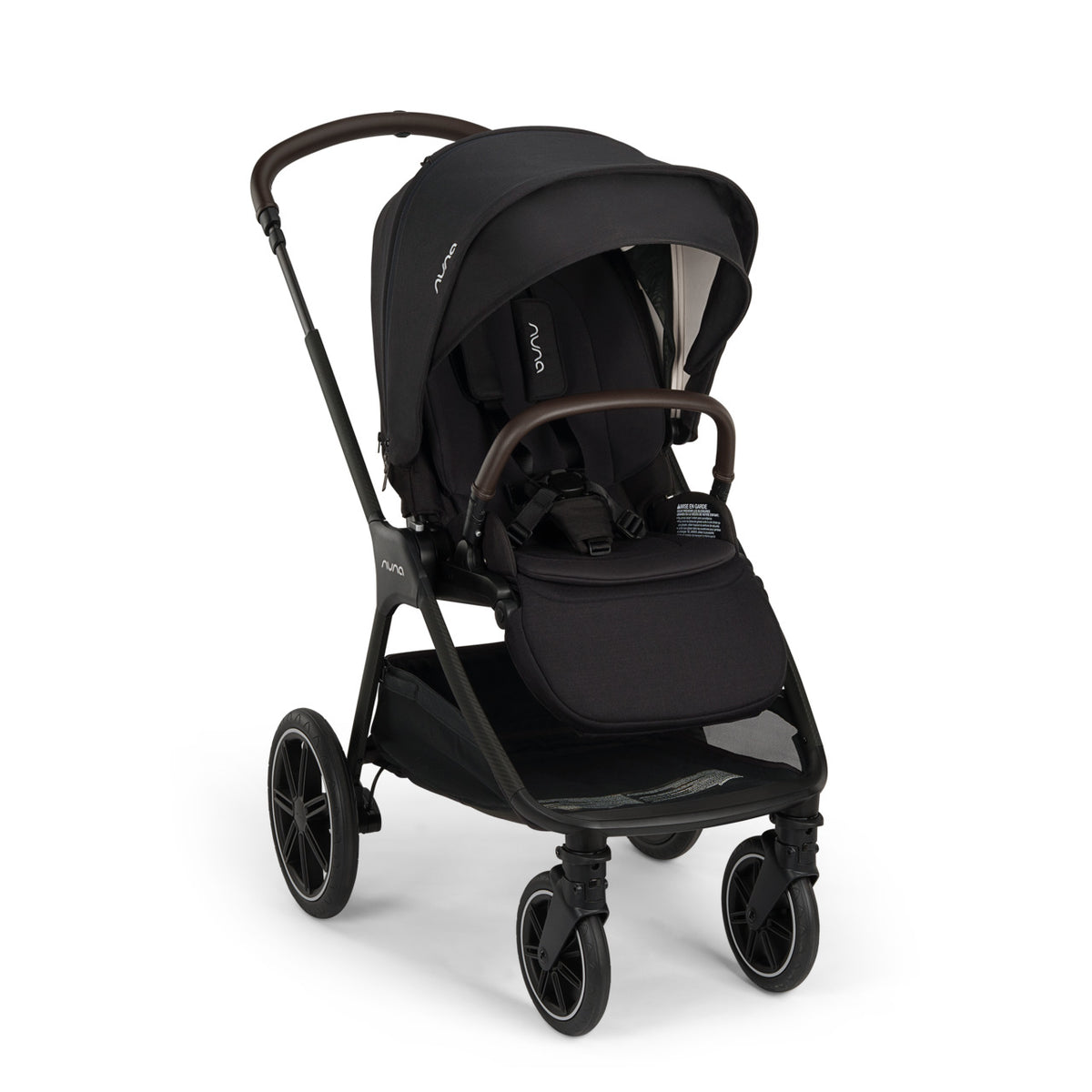 TRIV lx Mid-Size Compact Stroller with One-Hand Fold & Reversible Seat Strollers - Single Nuna Caviar
