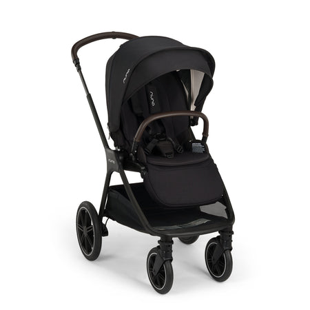 TRIV lx Mid-Size Compact Stroller with One-Hand Fold & Reversible Seat Strollers - Single Nuna Caviar