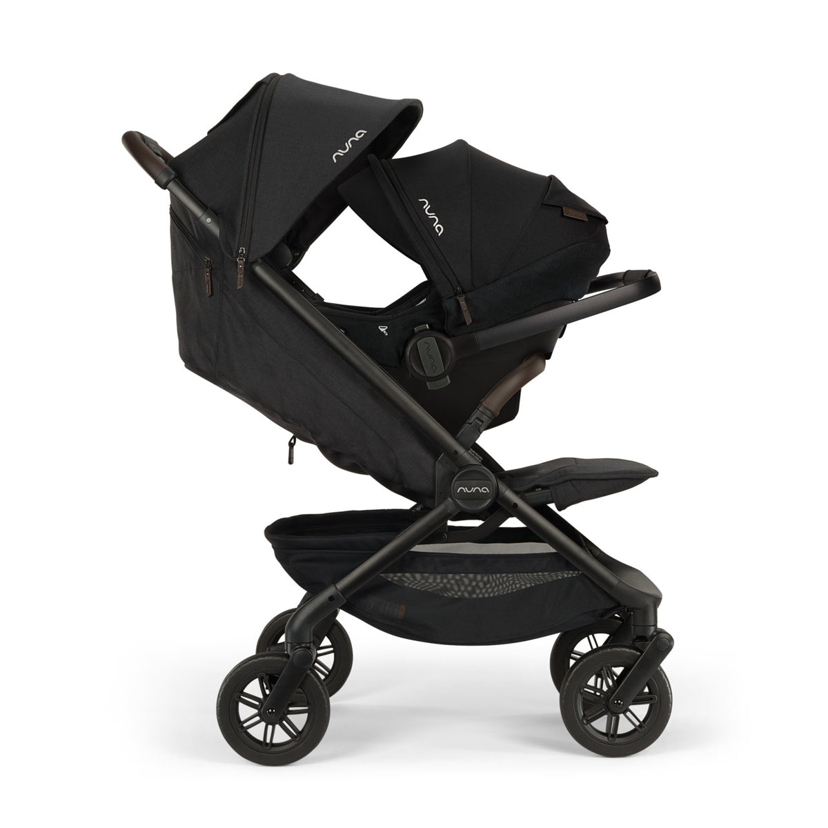 TRVL 360 Travel System with PIPA AIRE RX Infant Car Seat Strollers - Travel Systems Nuna