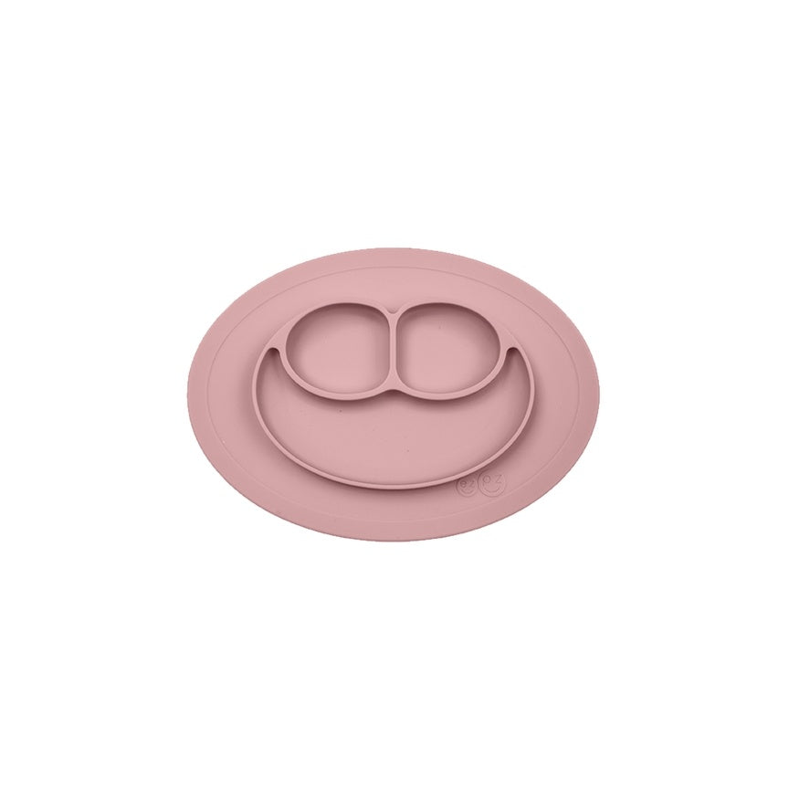 Mini Mat Plate - Suction Plate + Placemat in One Plates, Bowls & Utensils ezpz Blush
