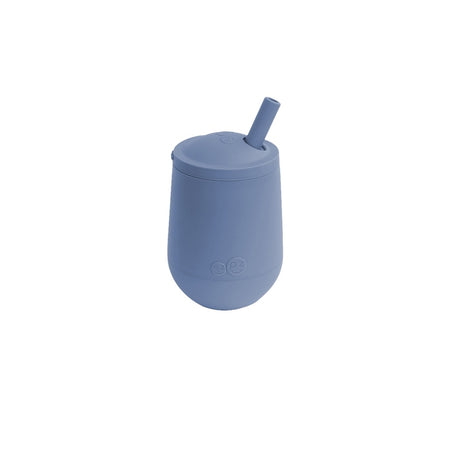 Mini Cup + Straw Training System Bottles & Sippy Cups ezpz Indigo