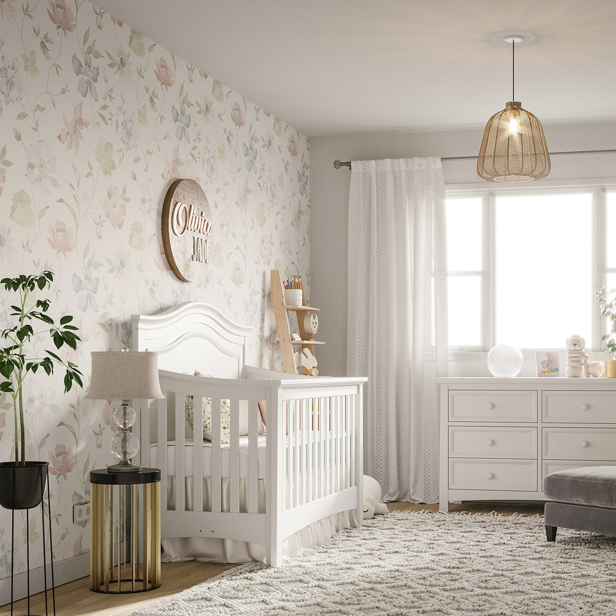 Serena Crib | 5-in-1 Convertible | Solid wood Convertible Cribs Silva Furniture