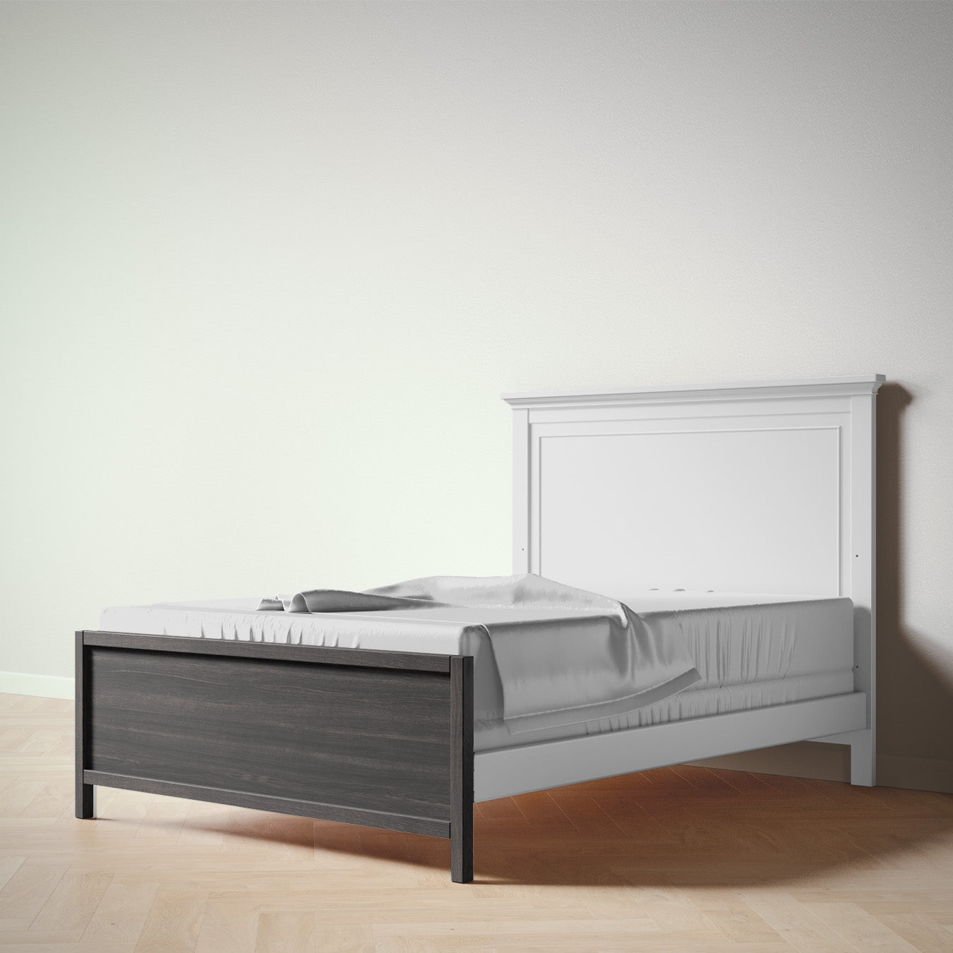 Universal Low-Profile Footboard (Edison | Jackson | Serena) Crib Conversion Kits Silva Furniture Aqua Gray