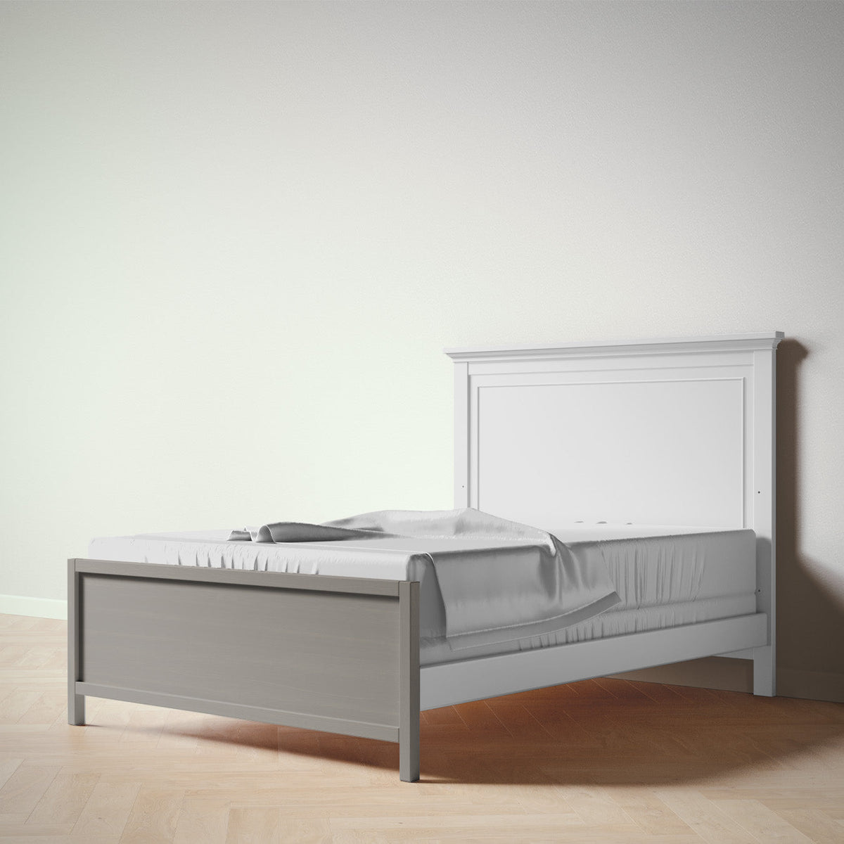 Universal Low-Profile Footboard (Edison | Jackson | Serena) Crib Conversion Kits Silva Furniture Ash