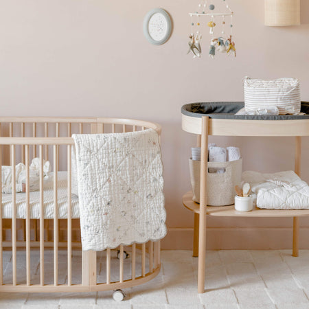 Sleepi Bed Fitted Sheet by Pehr V3 Changing Stations Stokke
