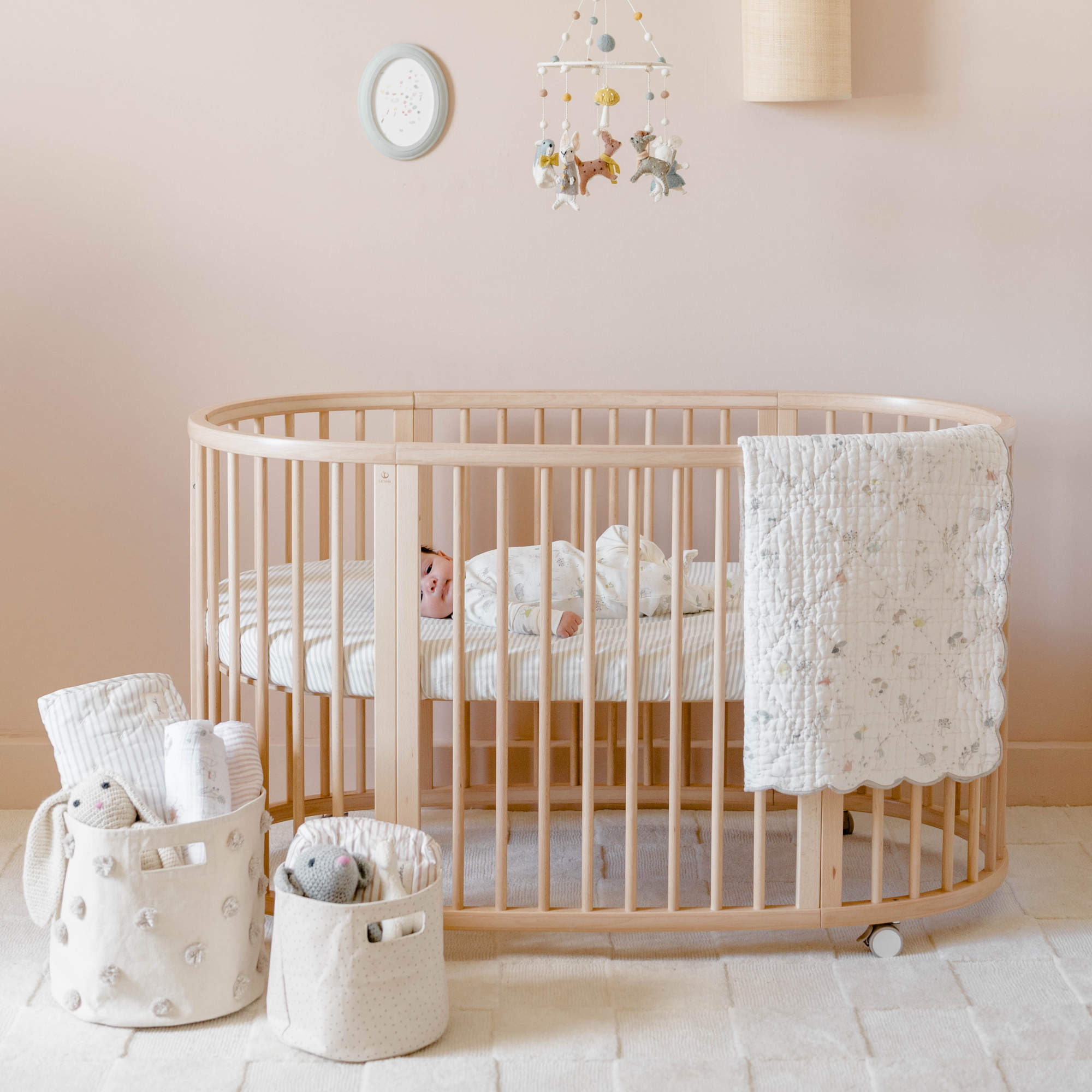 Sleepi Bed Fitted Sheet by Pehr V3 Changing Stations Stokke