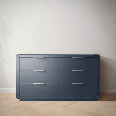 Romina Quadro Double Dresser Dressers Romina Furniture Navy