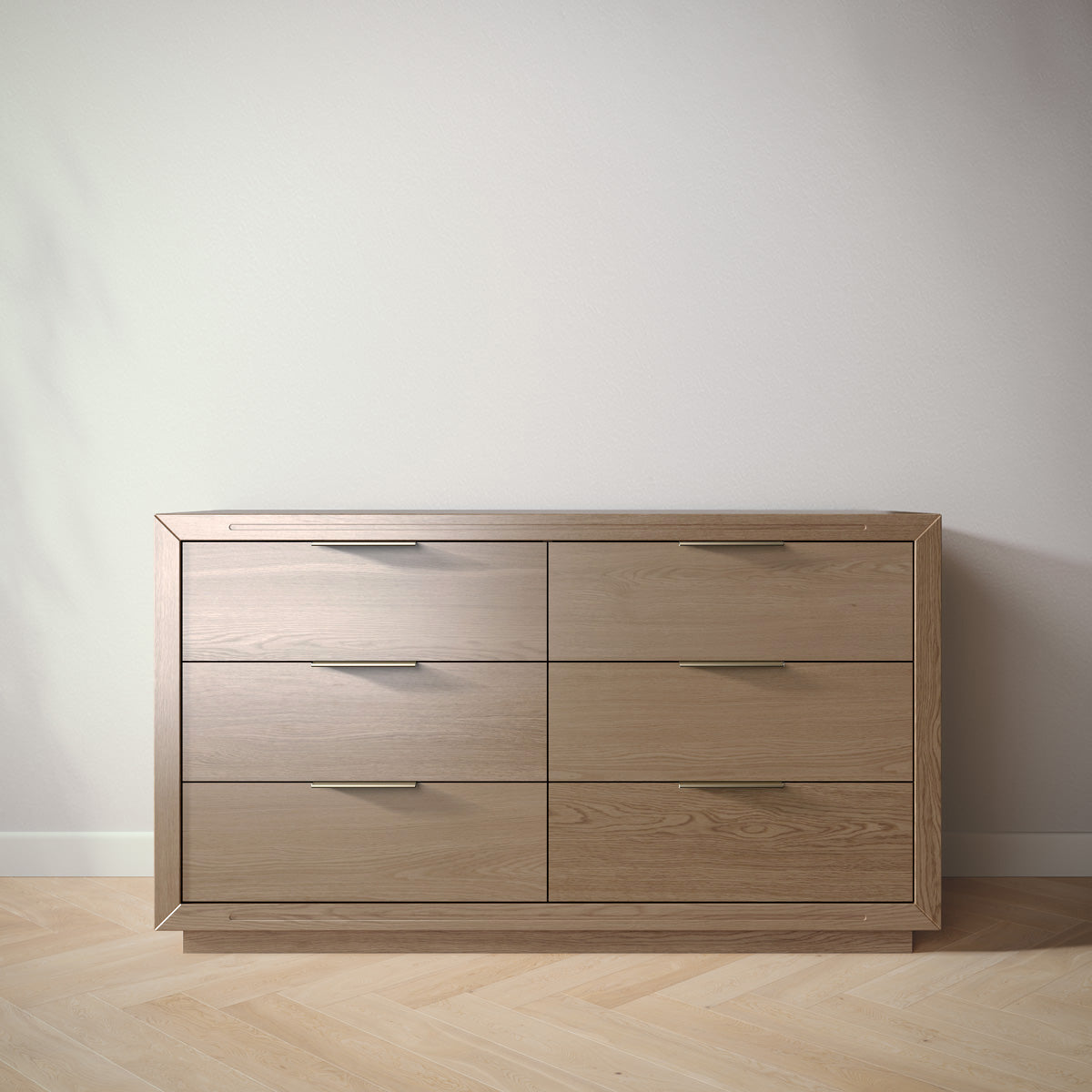 Romina Quadro Double Dresser Dressers Romina Furniture Sandstone