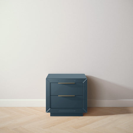 Romina Quadro Nightstand Nightstands Romina Furniture Navy