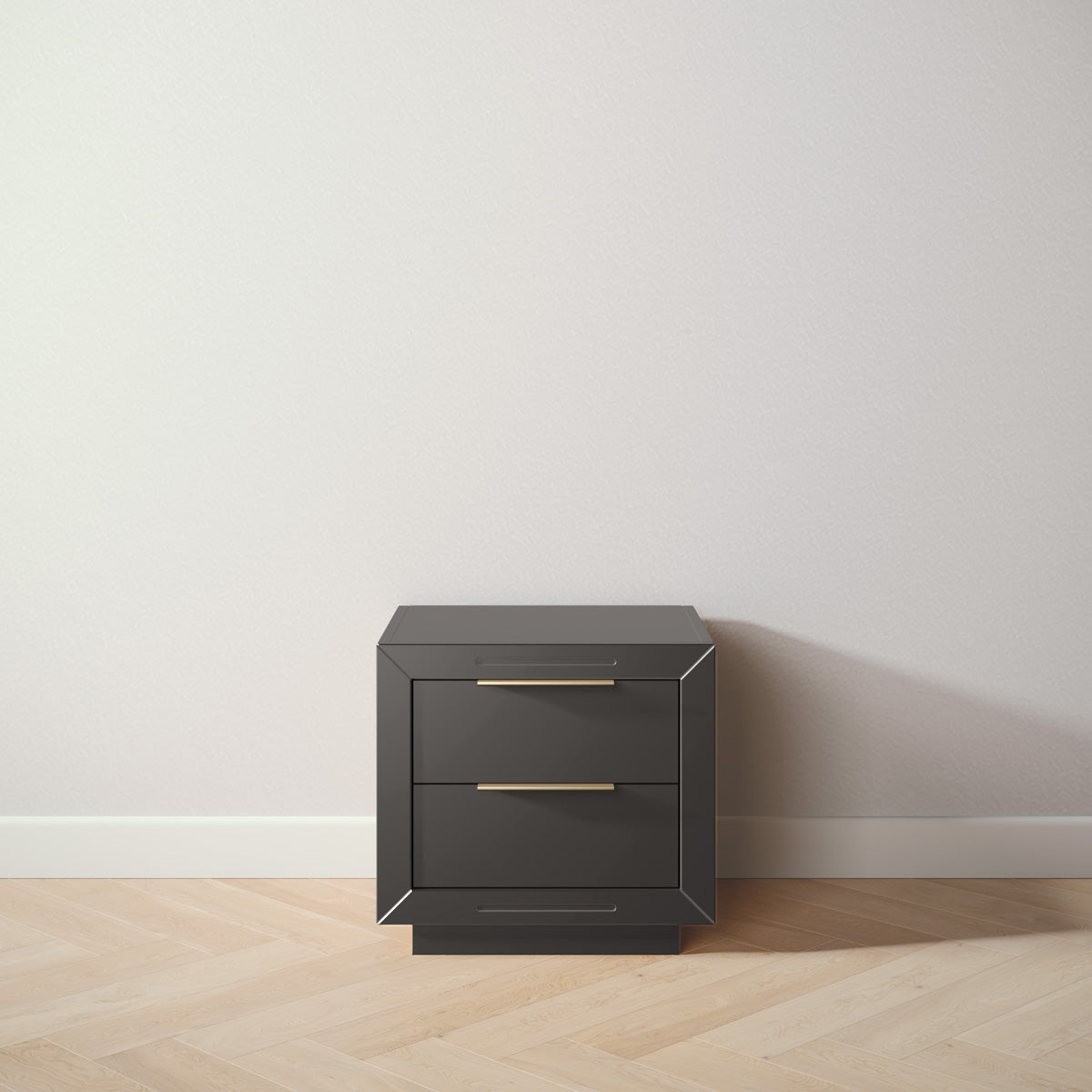 Romina Quadro Nightstand Nightstands Romina Furniture Peppercorn