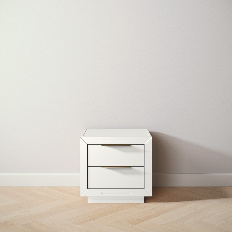Romina Quadro Nightstand Nightstands Romina Furniture Solid White