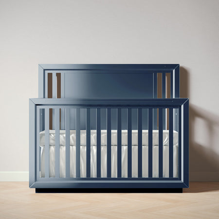 Romina Quadro Convertible Crib Cribs Romina Furniture Navy