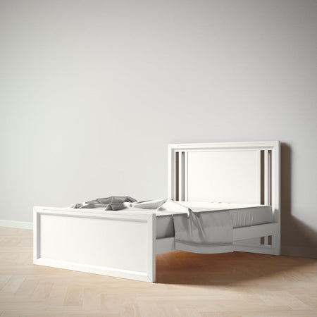 Romina Quadro Full-Size Bed Beds - Full Romina Furniture Solid White