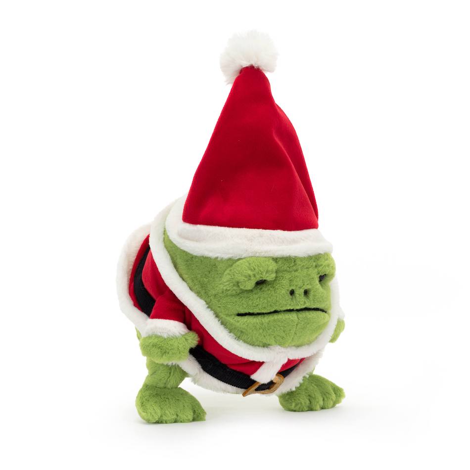 Jellycat Santa Ricky Rain Frog – Destination Baby & Kids