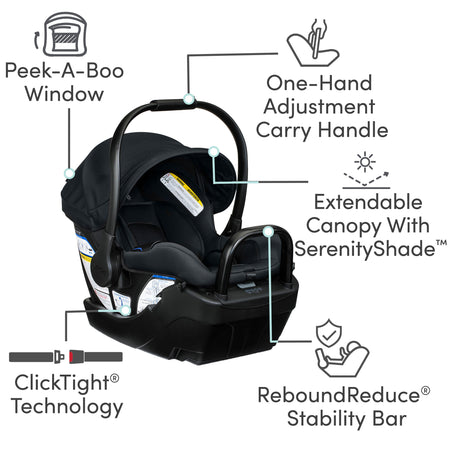 Wilder Infant Car Seat Base with ClickTight Car Seat Accessories BOB