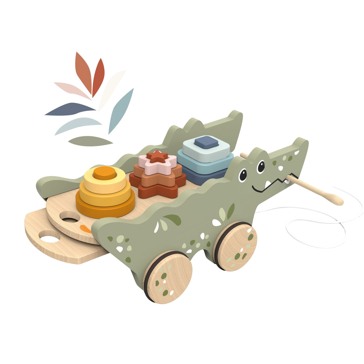 Speed Monkey Croco Xylo & Activity Pull Along Activity Toys Speedy Monkey
