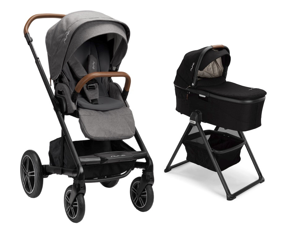 Mixx Next Stroller + Bassinet Granite / Caviar