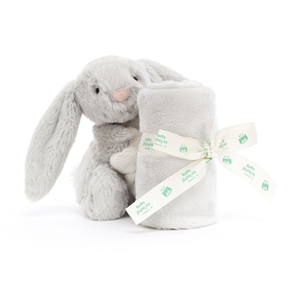 Bashful Silver Bunny Soother Security Blankets Jellycat