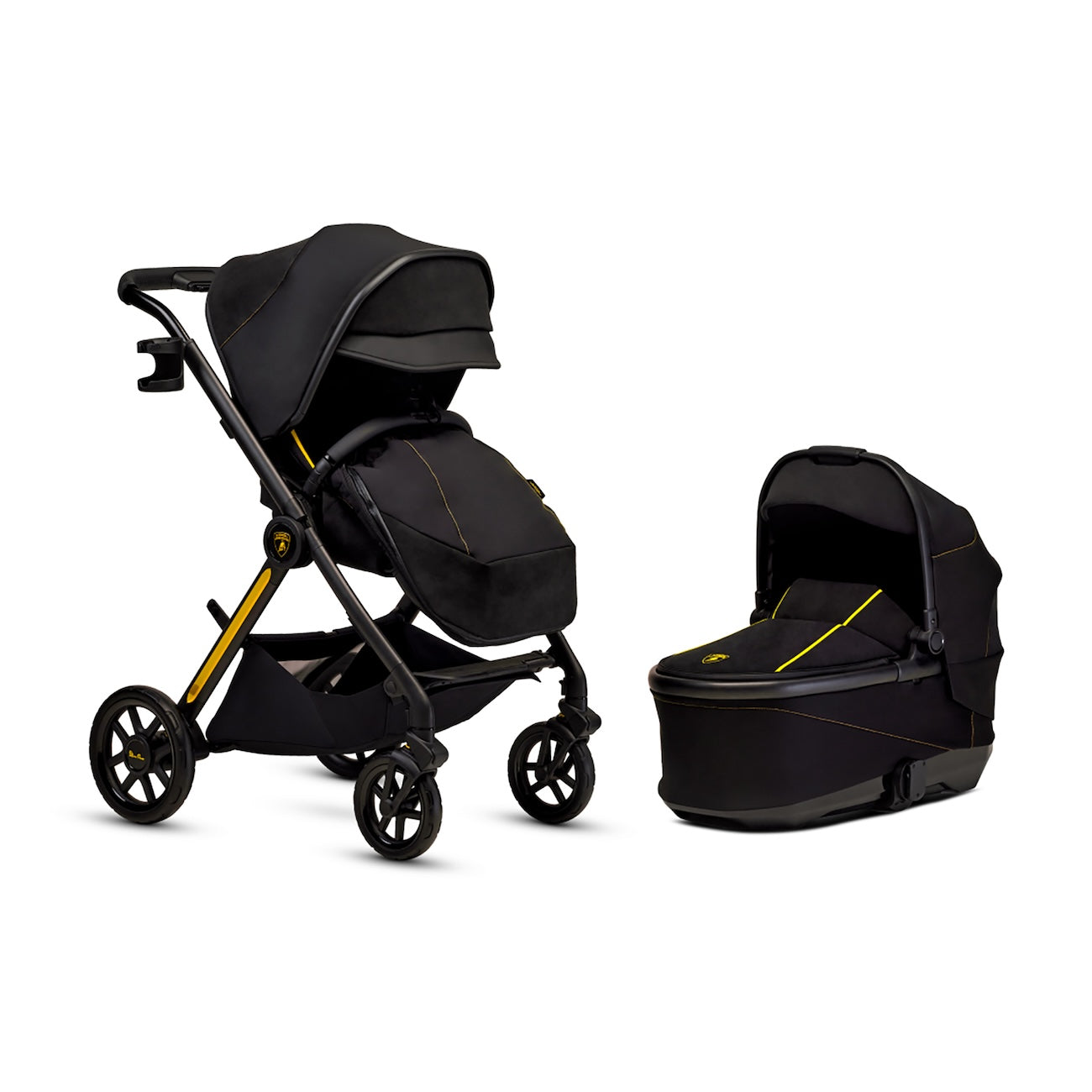 Reef AL Giallo Stroller Bassinet + Bundle Strollers - Single Silver Cross
