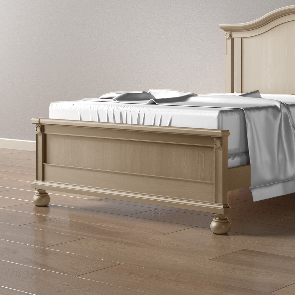 Romina Dakota Low-Profile Footboard Conversion Rails Romina Furniture Sandstone