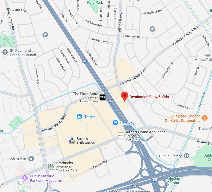 Map of our Dublin store