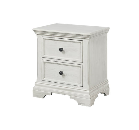 Olivia Nightstand Nightstands Westwood Design Brushed White ( Distressed )