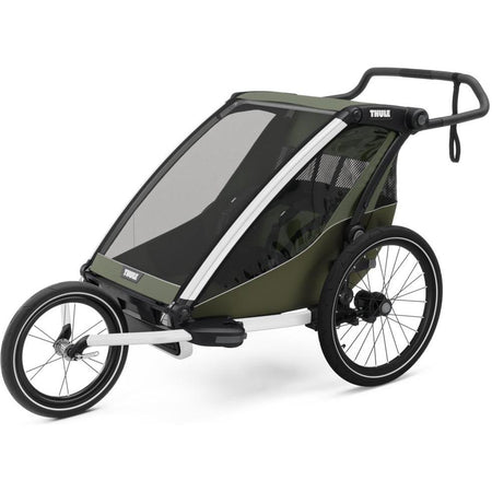 Thule Chariot Lite Double Strollers - Single Thule Vintage Green